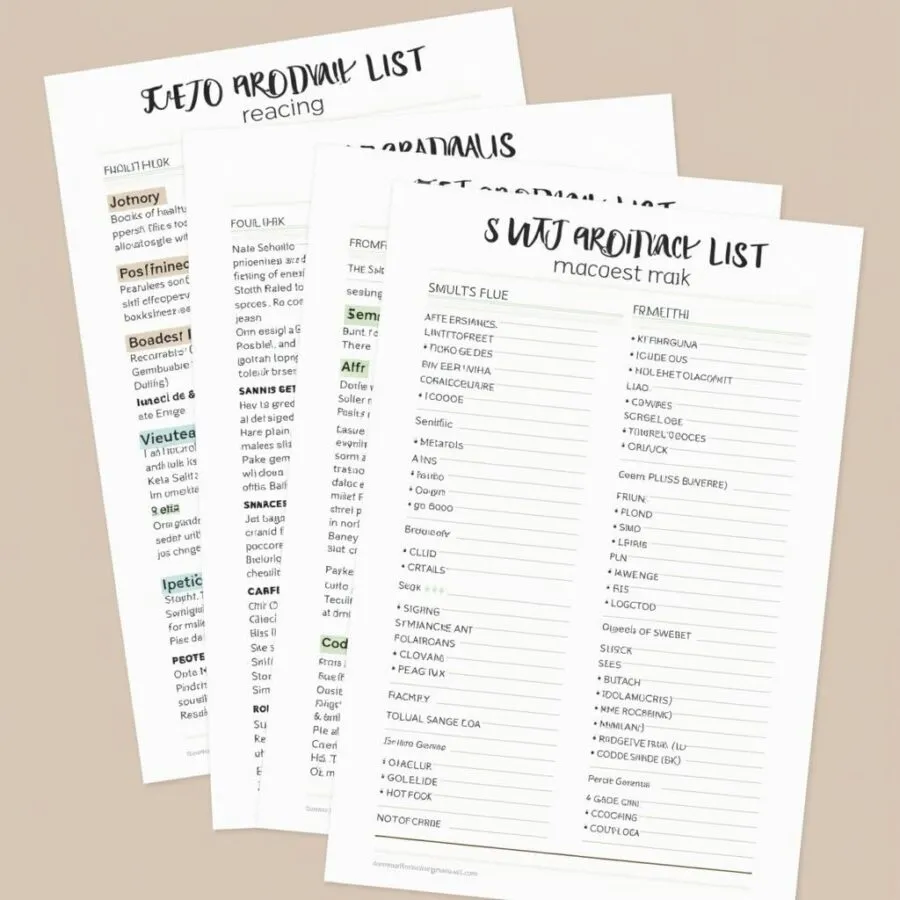 Najlepsza lista produktów keto w formacie PDF do pobrania