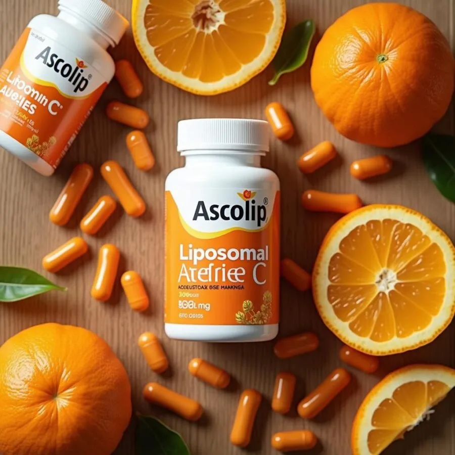 Ascolip liposomalna witamina C 1000 mg dla wzmocnienia odporności